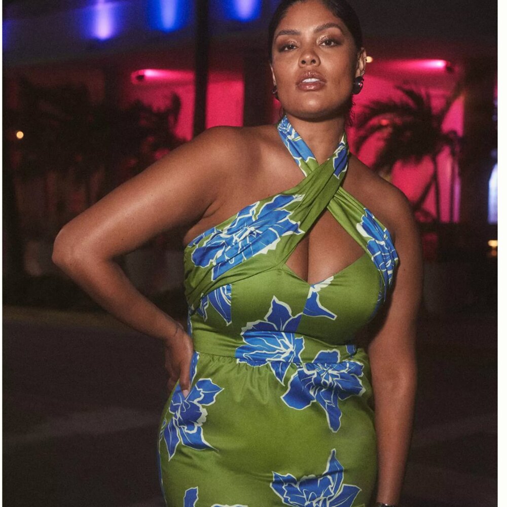 Hutch Floral Halter Maxi Dress